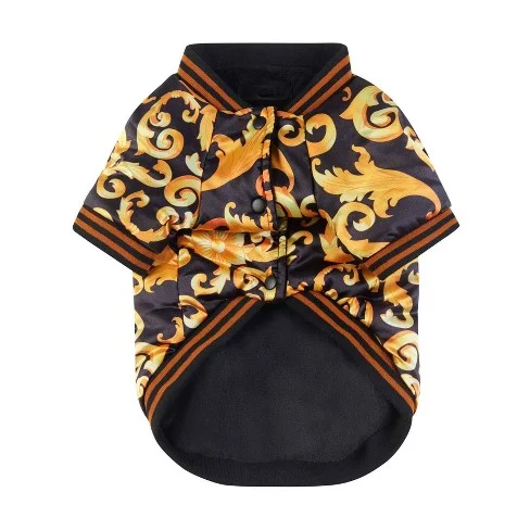 Baroquoe Satin Jacket | Dog Clothing