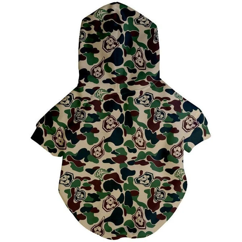 Hype Camo Hoodie | Dog Clothing