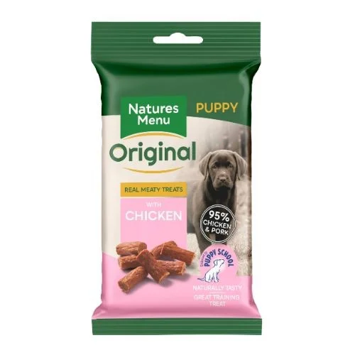 Natures Menu Real Meaty Treats with Chicken for Puppies 60g