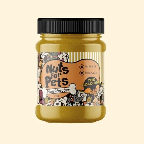 Nuts for Pets The Gold One Peanut Butter for Dogs - 350g