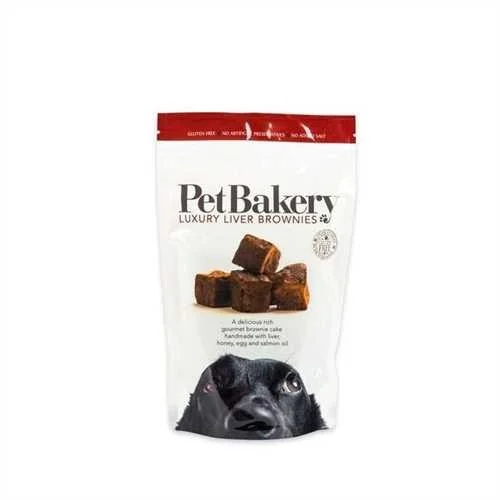 Pet Bakery Luxury Liver Dog Treat Brownies 190g