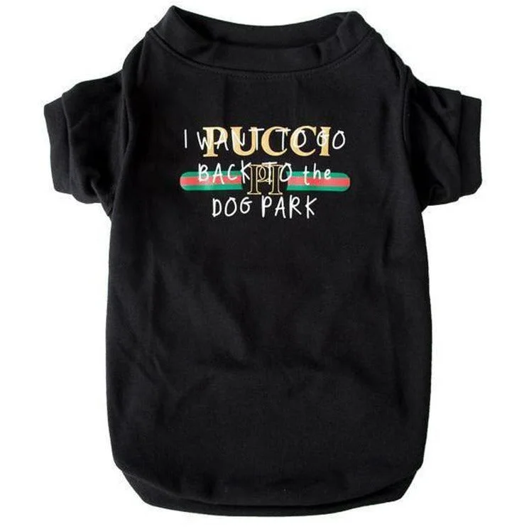 Pucci Dog Park T-shirt | Dog Clothing