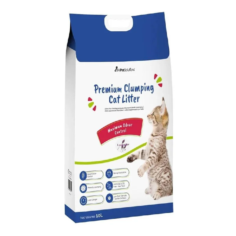 AllPetSolutions Clumping Lavender Cat Litter 10L