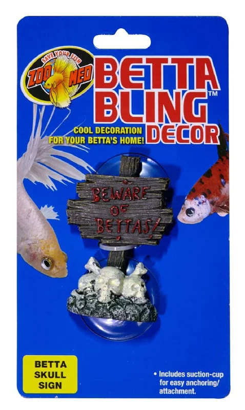 Betta Bling Skull Sign