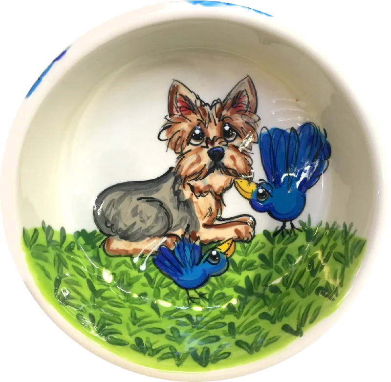 Bird Adieu - Small Yorkie Bowl