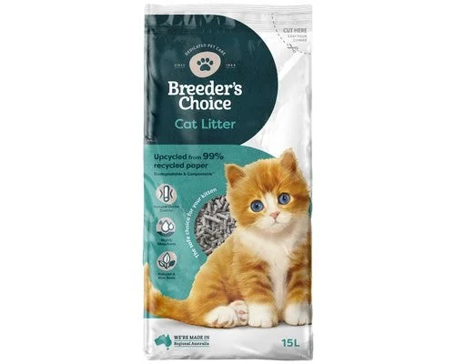 BREEDERS CHOICE Cat Litter 15L (Click & Collect & Local Delivery Only)