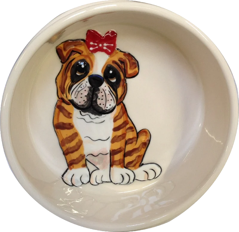 Bulldog Dog Bowl