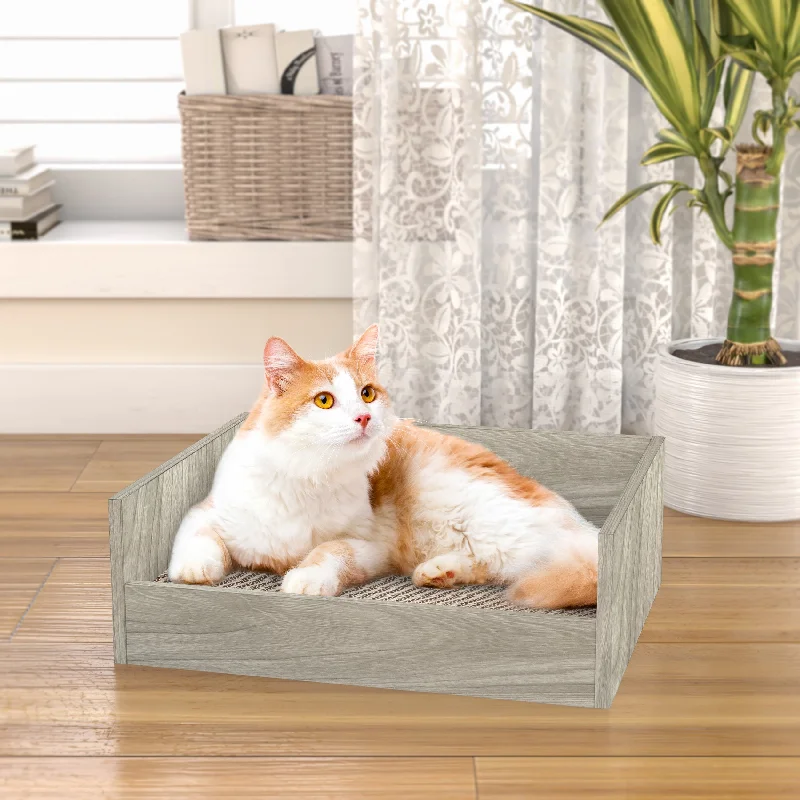 Cat Bed Deluxe (2 side use), Aspen Grey (pre-order ships 12/30)