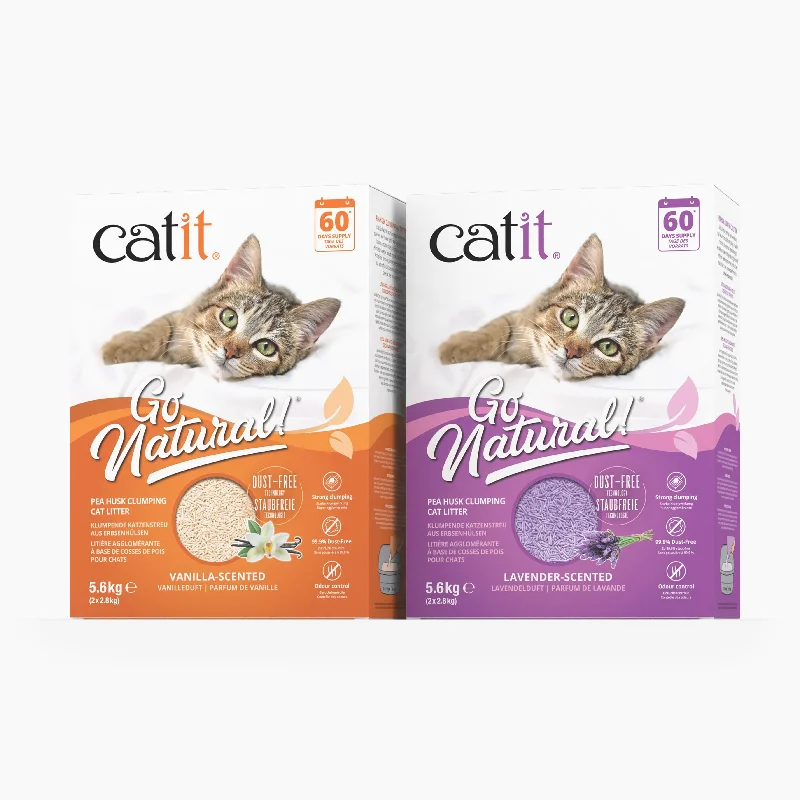 Catit Go Natural! Pea Husk Clumping Cat Litter