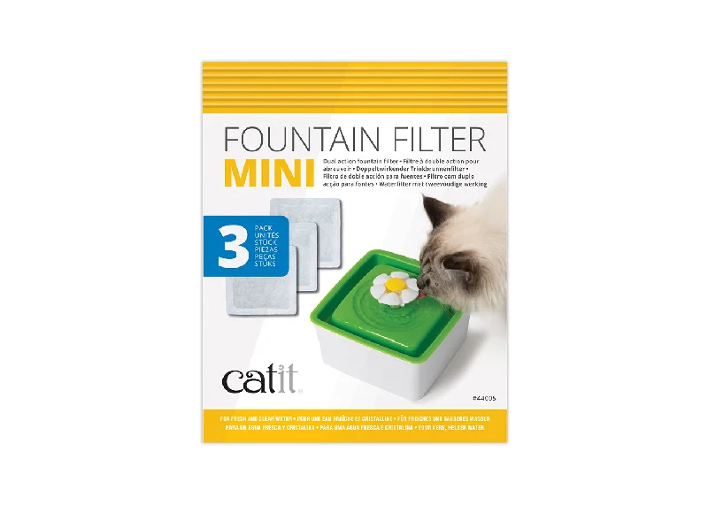 Catit Senses 2.0 Flower Water Fountain Mini Cartridge (3 Pack)