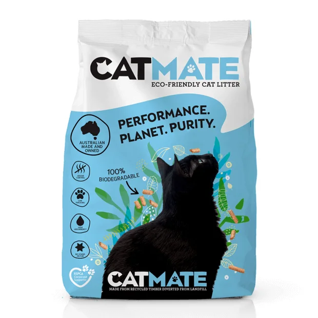 CATMATE - Wood Pellet Cat Litter