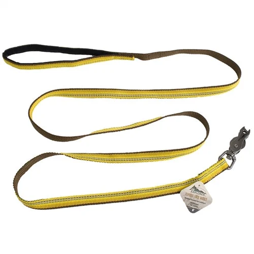 Coastal Pet Products K9 Explorer Reflective Leash With Scissor Snap, 5/8 Inchx6 Goldenrod Yellow