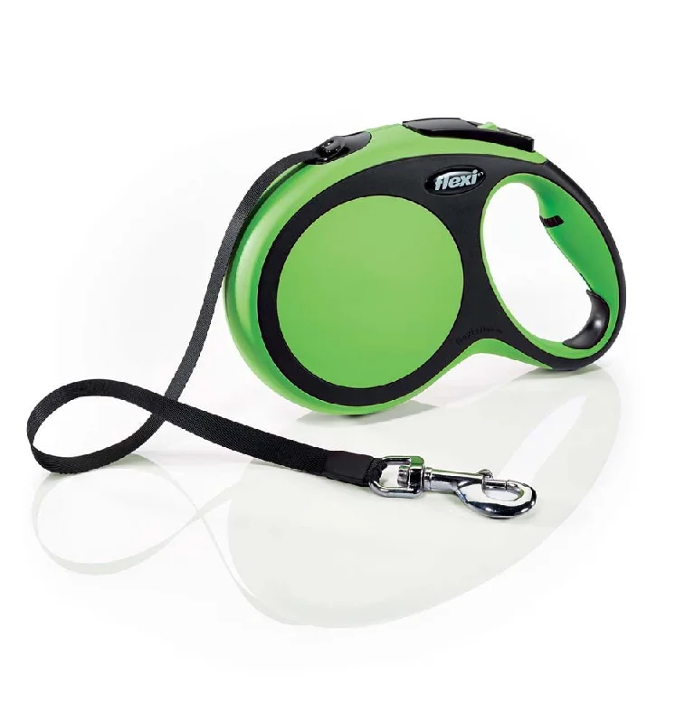 Flexi New Comfort Retractable Tape Dog Leash Green 1ea/26 ft, LG, Up To 110 lb