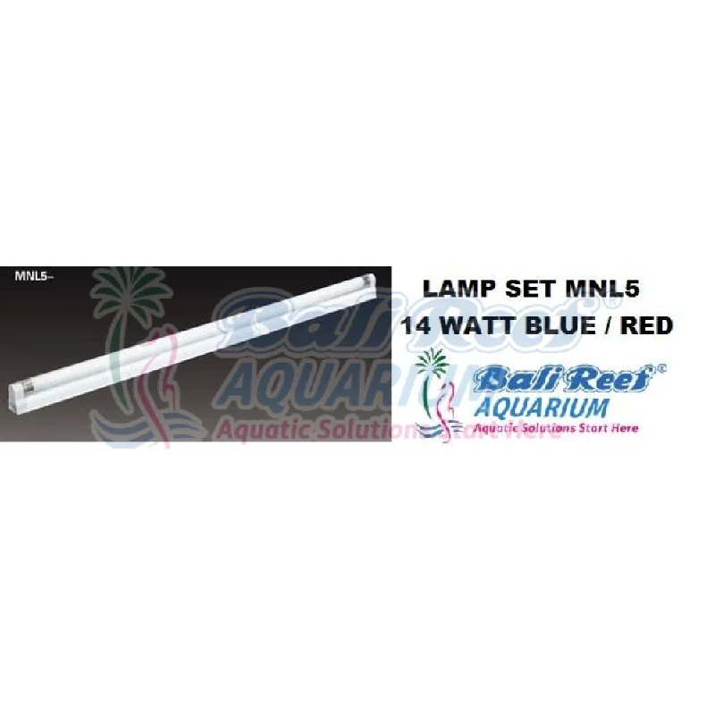 Lamp Set MNL5 - 14 Watt Blue / Red