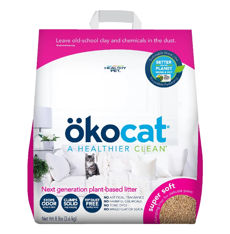 ökocat® Super Soft Clumping Wood Cat Litter