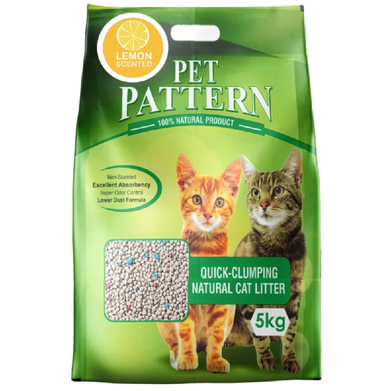 Pet Pattern Lemon Scented Cat Litter