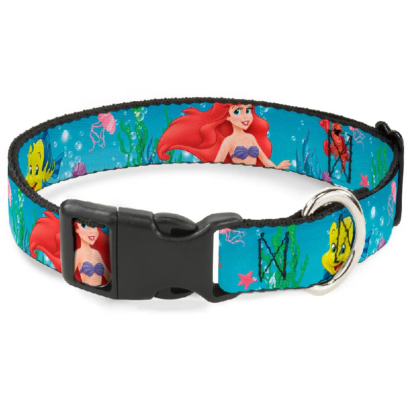 Plastic Clip Collar - Ariel, Sebastian & Flounder Scene2