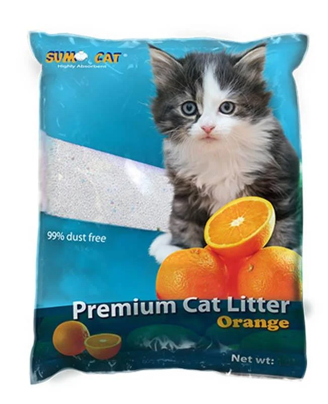 Sumo Scented Cat Litter Orange Fresh