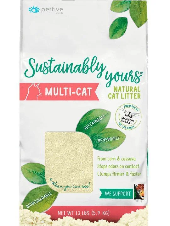 Sustainably Yours Multi-Cat Natural Cat Litter